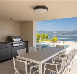 4-Bedroom Luxury Villa with Heated Pool, Ciovo near Trogir – Sleeps 8